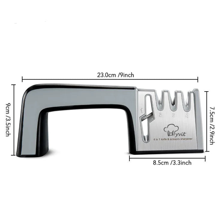 Kitchen Quick Knife Sharpener with Customizable Stone