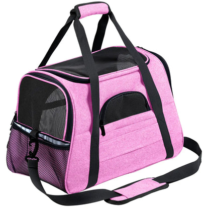 Cat and Dog Pet Carrier Bag Portable, Foldable, Breathable