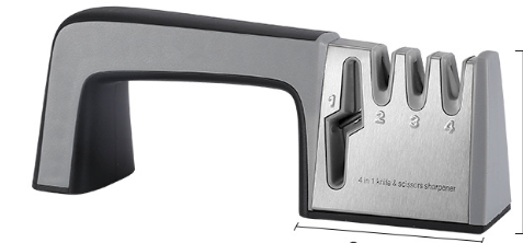 Kitchen Quick Knife Sharpener with Customizable Stone