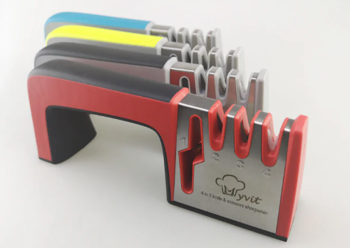 Kitchen Quick Knife Sharpener with Customizable Stone